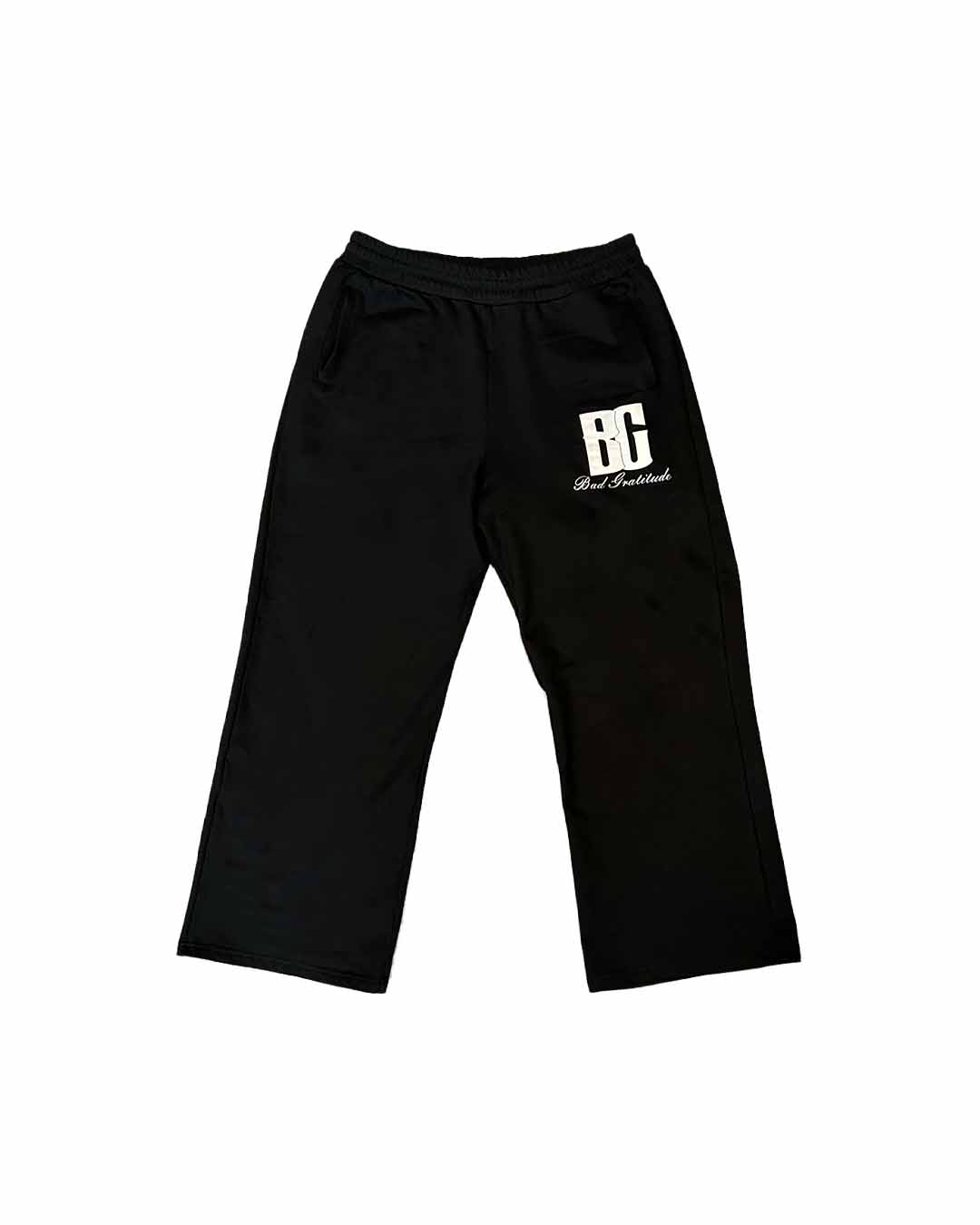 Black "BG" Joggers
