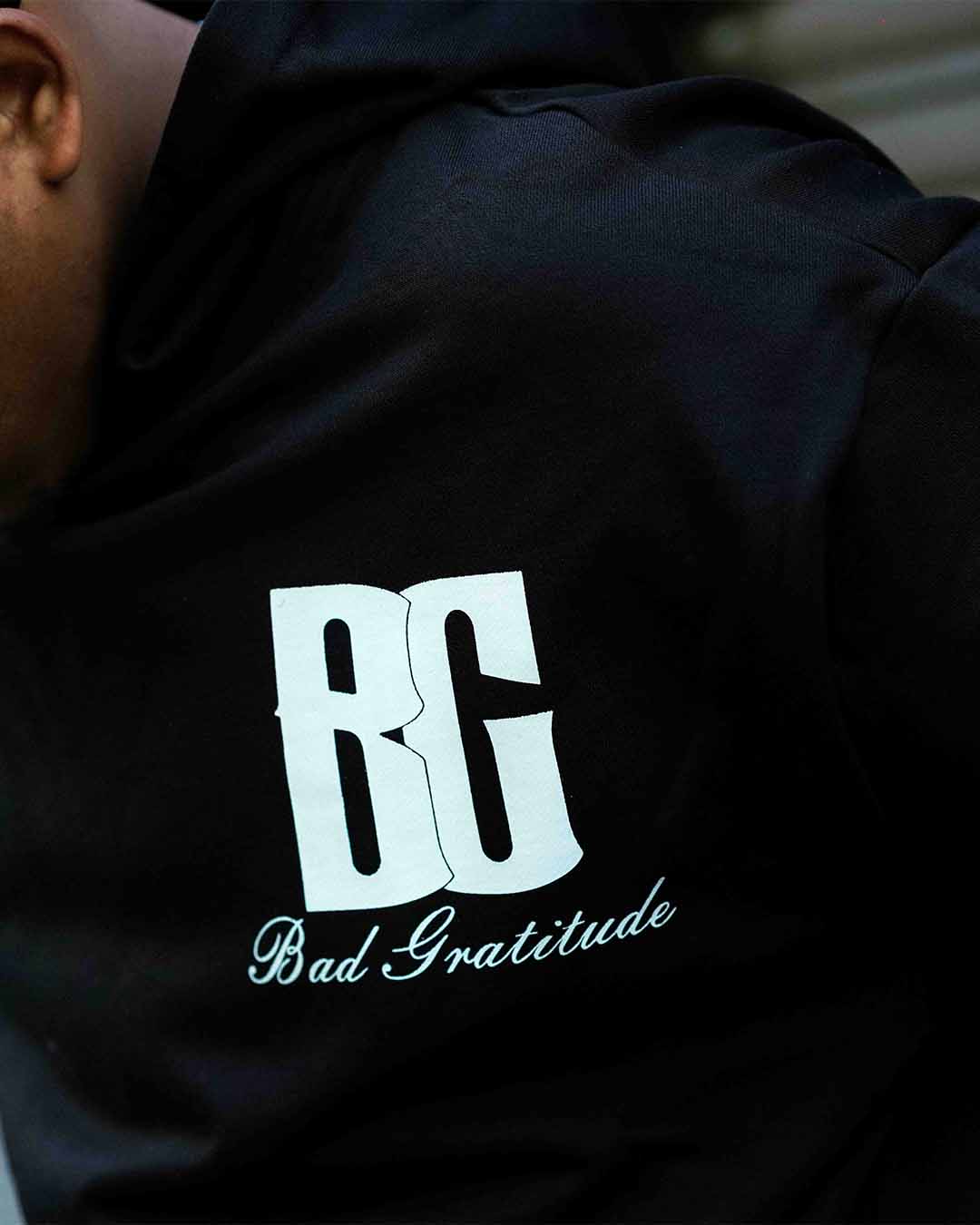 Black "BG" Hoodie